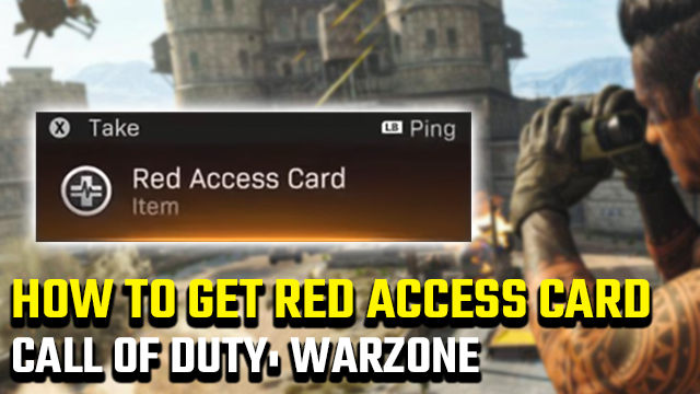 Call of Duty: Warzone Red Access Card location