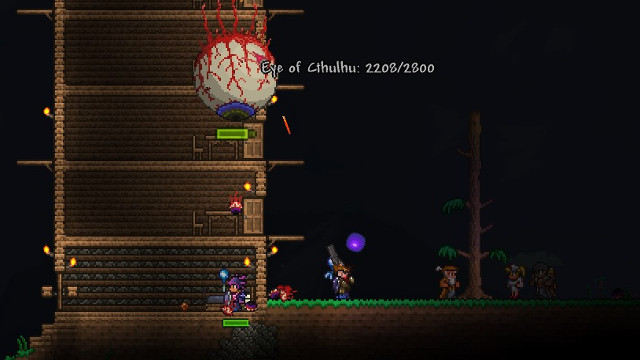 Terraria 1.4 update release date Eye of Cthulhu