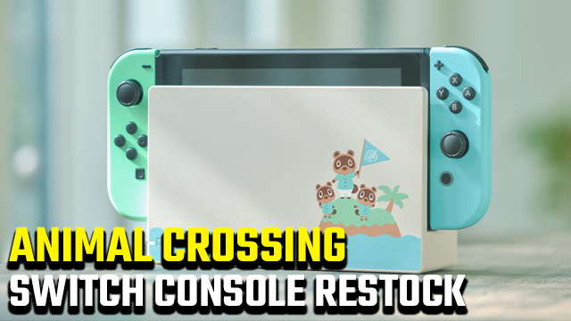 animal crossing switch console restock