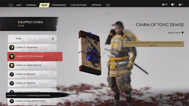 Ghost of Tsushima customization lets you specialize your playstyle and armor