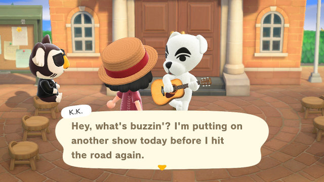 Why is there KK Slider on Friday in Animal Crossing? talking