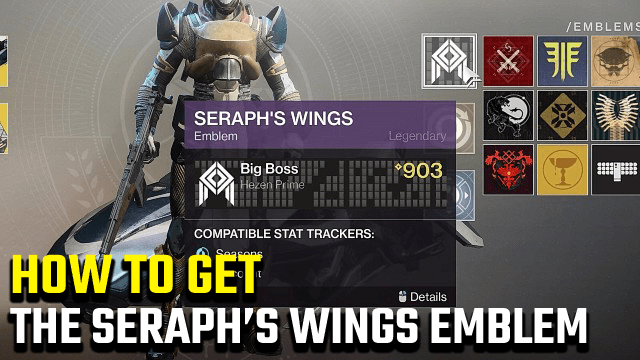 Destiny 2 Seraph's Wings Emblem Almighty Event Emblem