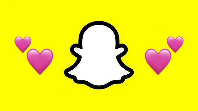 What do pink hearts on Snapchat mean?