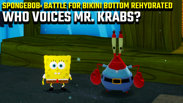 spongebob battle for bikini bottom rehydrated who voices mr krabs