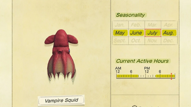 animal crossing new horizons vampire squid