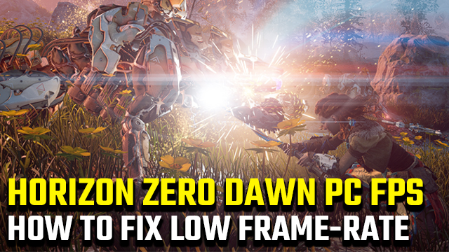 Horizon Zero Dawn PC low frame-rate