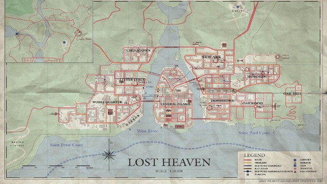 Mafia 1 Lost Heaven Map