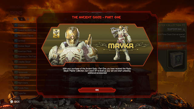 How to get Doom Eternal Makyr Slayer skin DLC