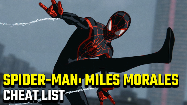 All Spider-Man Miles Morales Cheats List