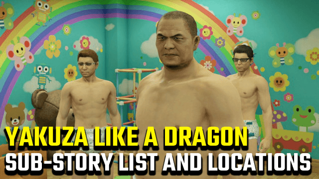 Yakuza Like a Dragon Sub-stories list