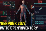 How to open inventory in Cyberpunk 2077