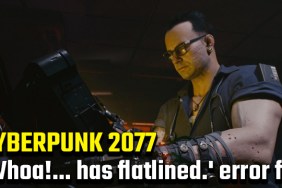 'Whoa! Cyberpunk 2077 has flatlined.' error fix