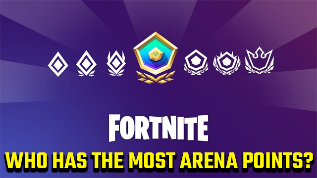 Who has the most Arena points in Fortnite?