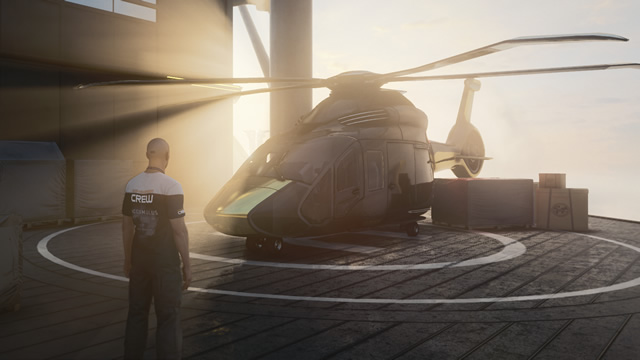 Hitman 3 Dubai helcopter key location