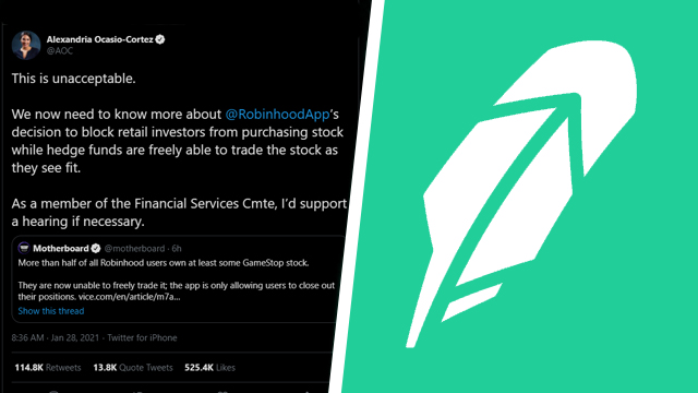 Robinhood scandal criticized by AOC, Tlaib, Cruz, Shapiro, Musk, and more