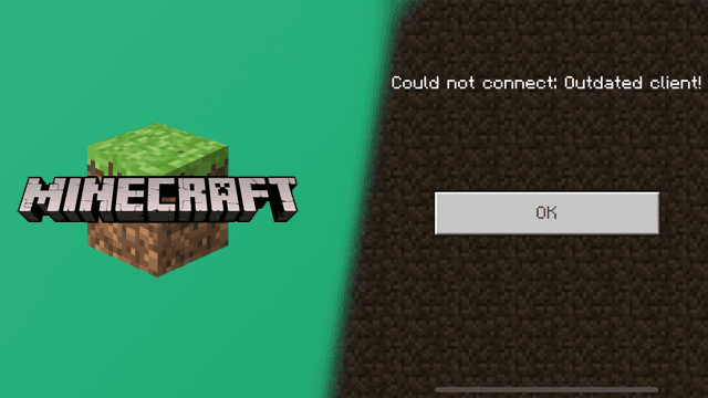 Minecraft Outdated Client error fix