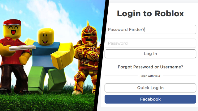 Roblox password finder