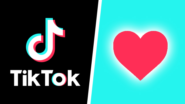 comment hearts on TikTok