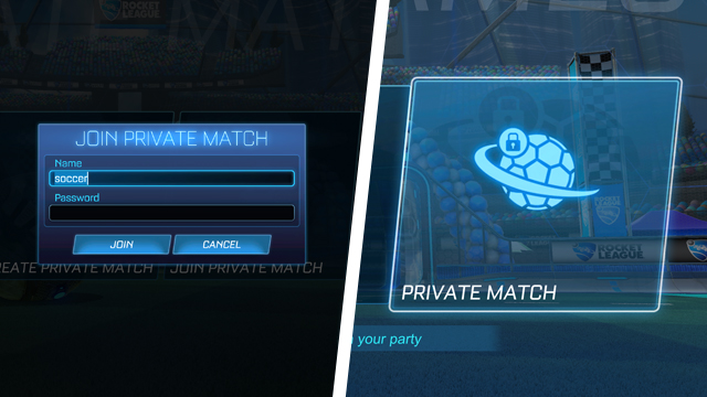 Rocket League private matches not working fix