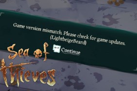 sea of thieves lightbeige beard error game version mismatch