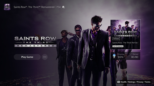 How to get the Saints Row 3 PS5 upgrade