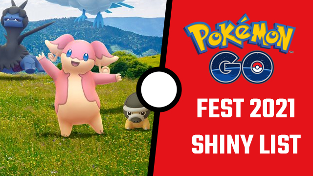 Pokemon Go Fest 2021 Shiny list