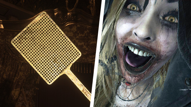 Resident Evil Village fly swatter PC mod