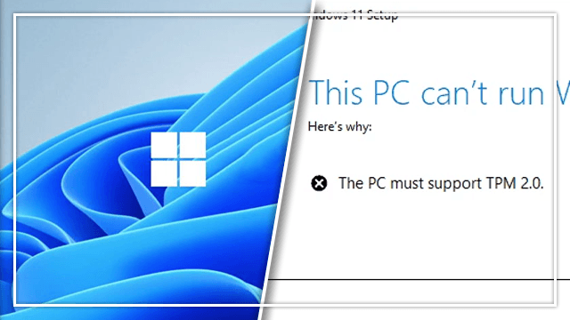 Windows TPM 2.0 can't install run pc