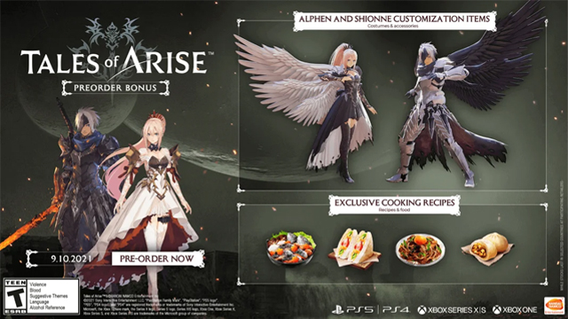 Tales of Arise DLC roadmap