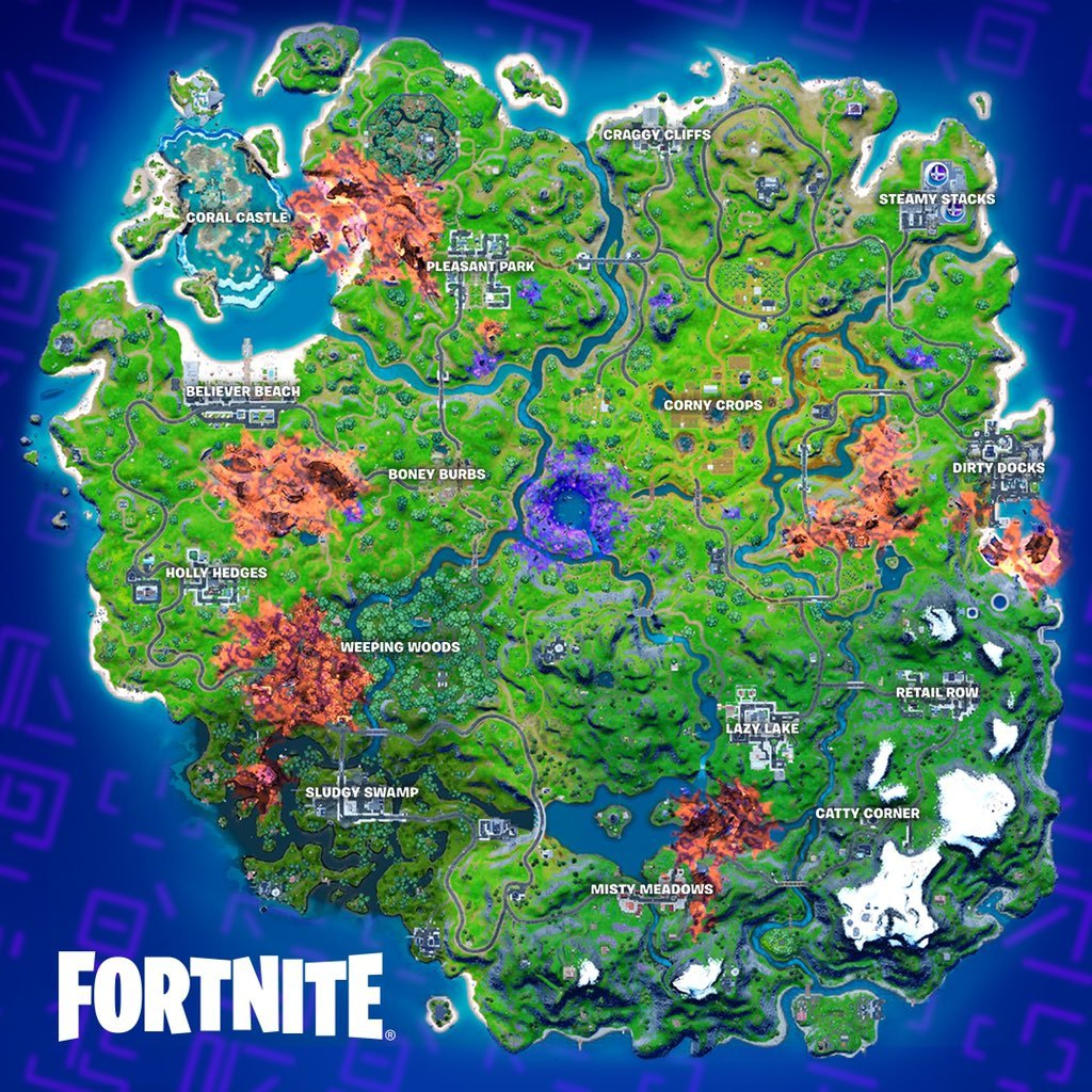 fortnite chapter 2 season 8 18.00 map changes differences