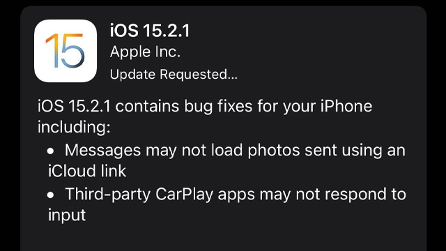 is ios 15.2.1 safe