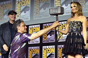 Kevin Feige, Taika Waititi, and Natalie Portman