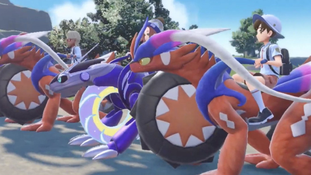 Pokemon Scarlet and Violet motorbikes