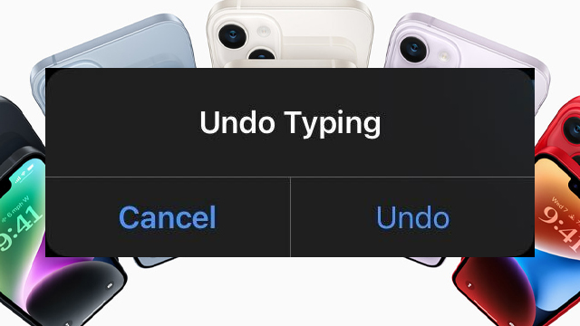 Turn Off iPhone Undo Typing