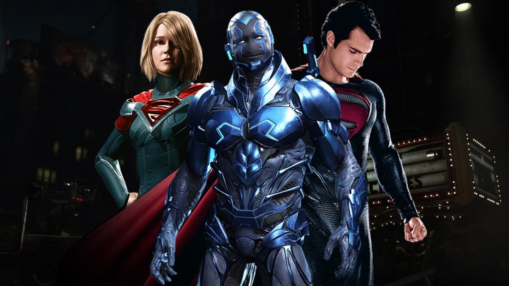 blue beetle movie leaks superman supergirl the flash