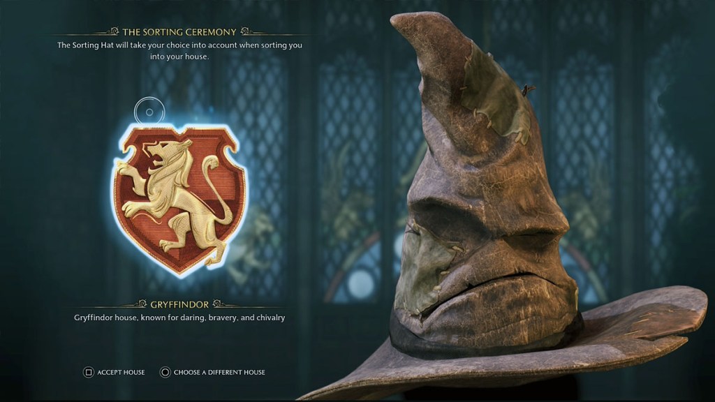 Hogwarts Legacy Sorting Hat Houses