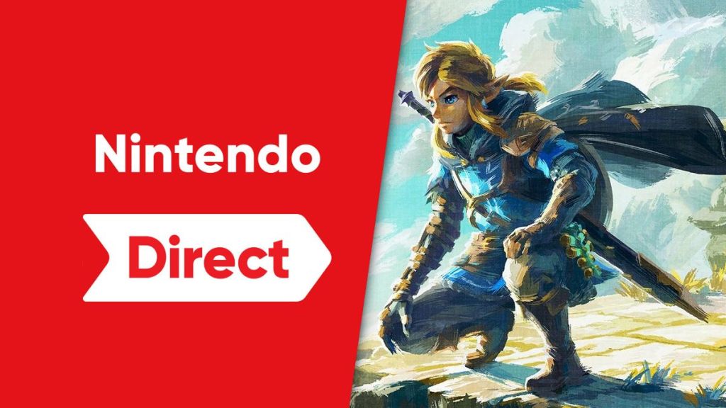 link character next to nintendo direct logo