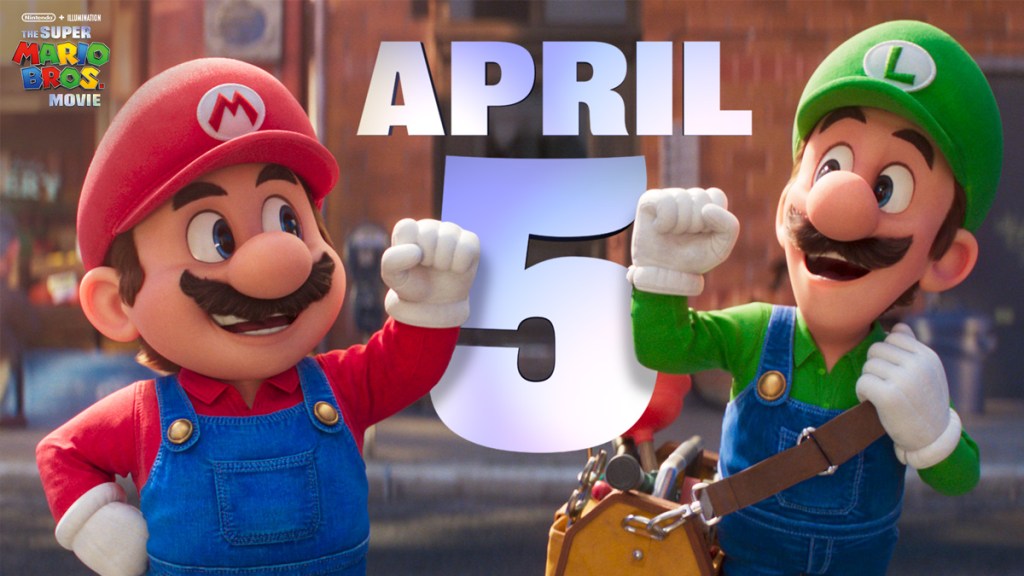 super mario bros movie release day april 5