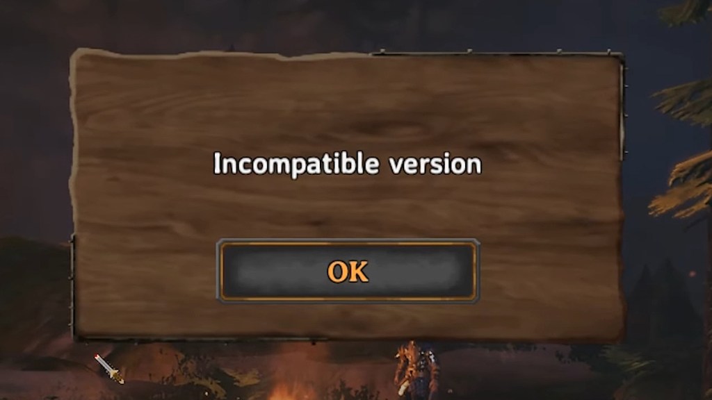 Valheim 'Incompatible Version' error fix