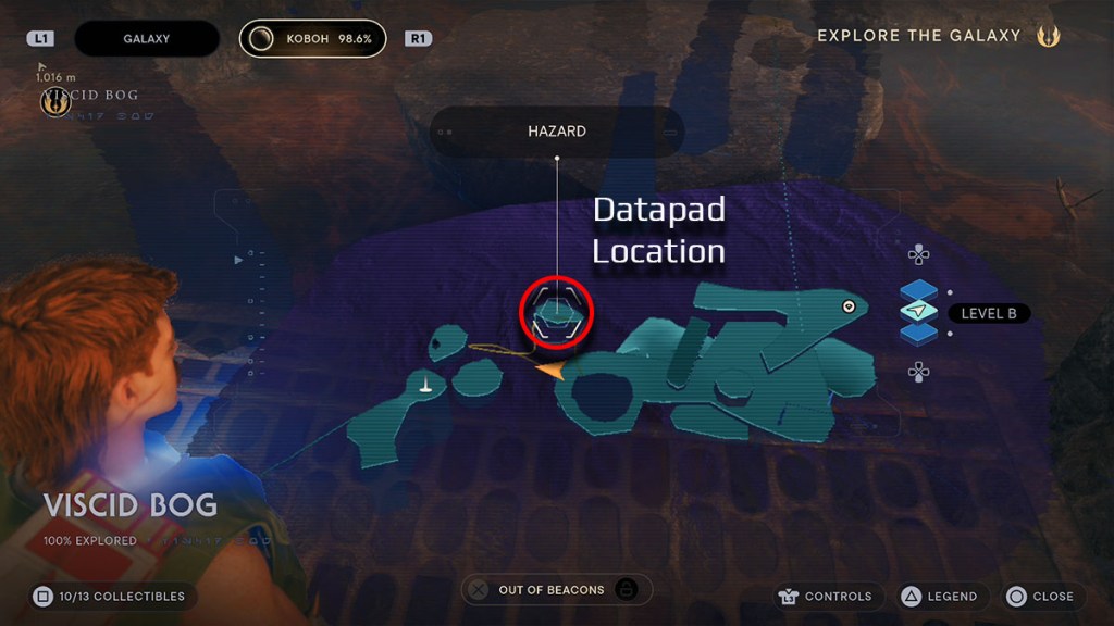 Star Wars Jedi Survivor Help Zygg Datapad Map