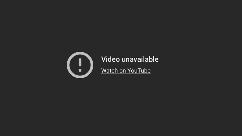 YouTube Error Code 150 Video Unavailable