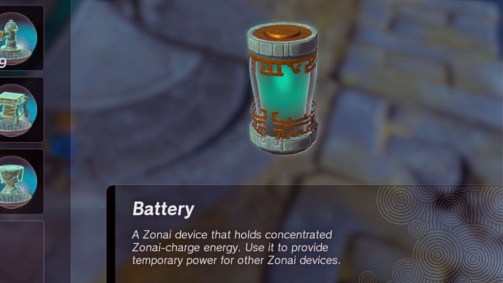 Zelda Tears of the Kingdom External Battery