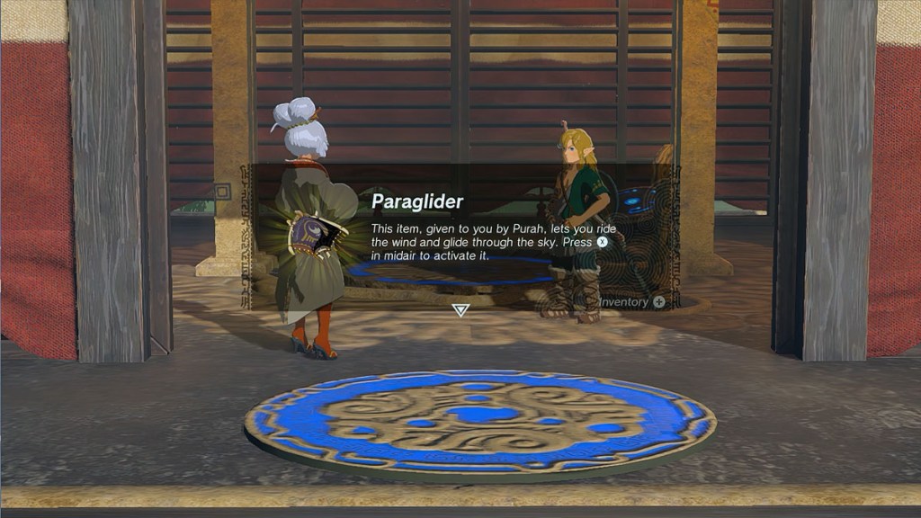 Zelda Tears of the Kingdom Paraglider Purah