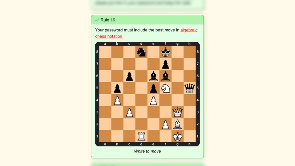 The Password Game Find Best Chess Move Algebraic Notation