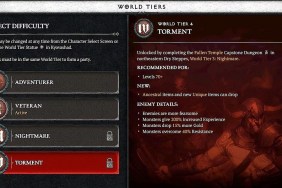 Diablo 4 World Tier Level Requirements 3 4