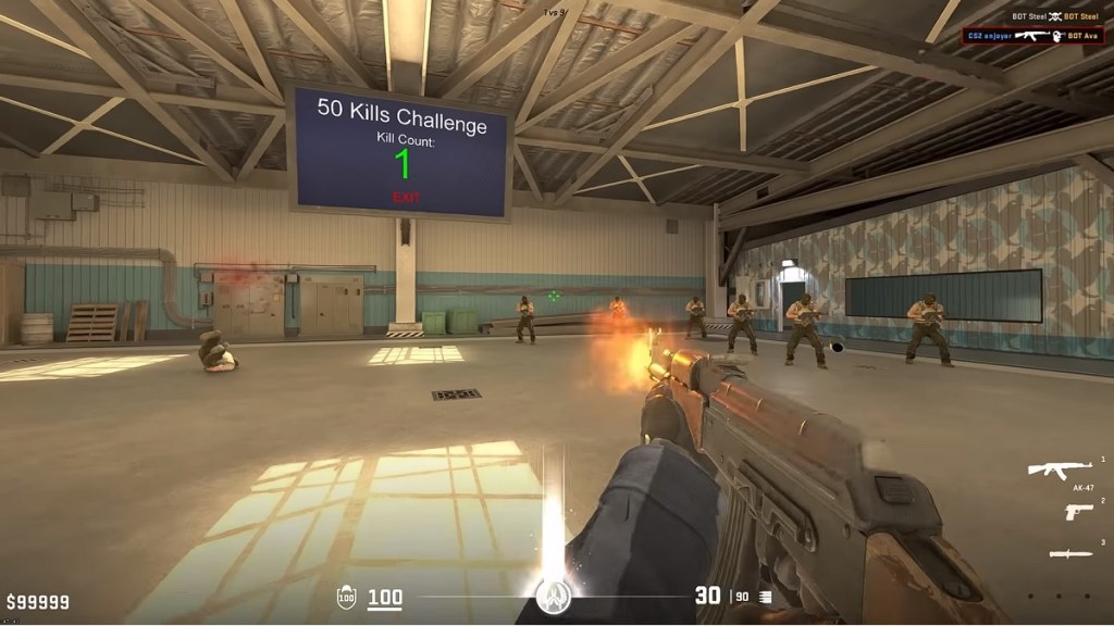 CS2 Aim Training Map Best Practice Maps Counter-Strike 2