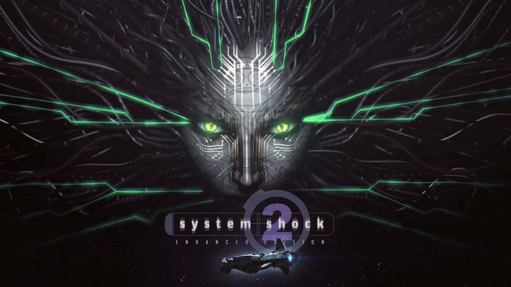 System Shock 2: Shodan on a black background.