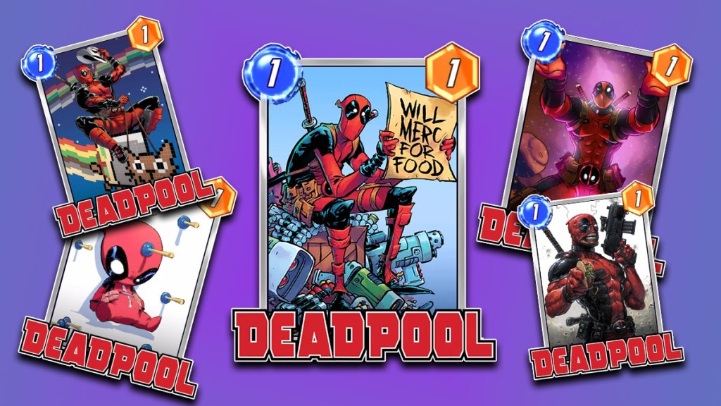 Marvel Snap Deadpool Variant list