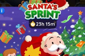 Monopoly Go Santa's Sprint Tournament Rewards List Milestones Gifts December 15 16 2023