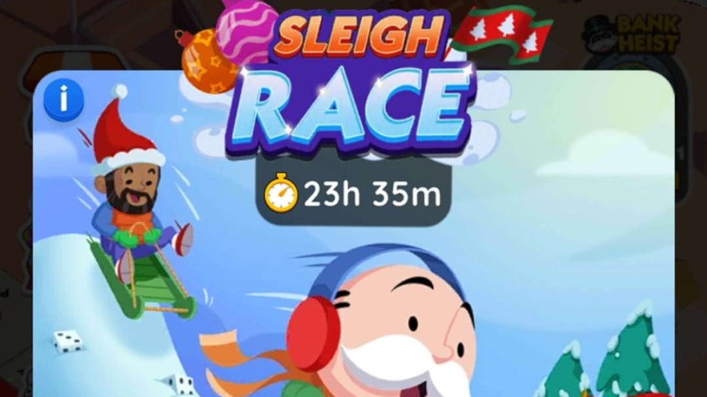 Monopoly Go Sleigh Race Tournament Rewards List December 22 23 2023 Gifts Milestones